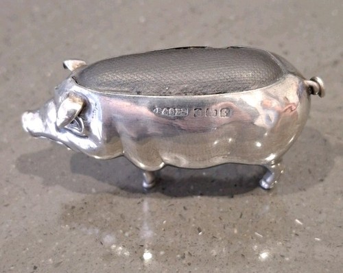 Antikes silber schwein - antikes,