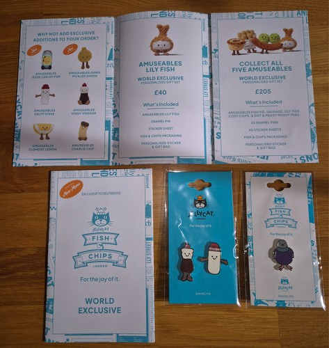 Jellycat pin menu - pin, karte