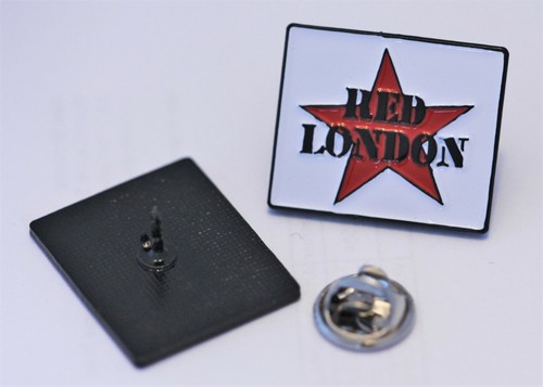Red london pin - pin, (mba